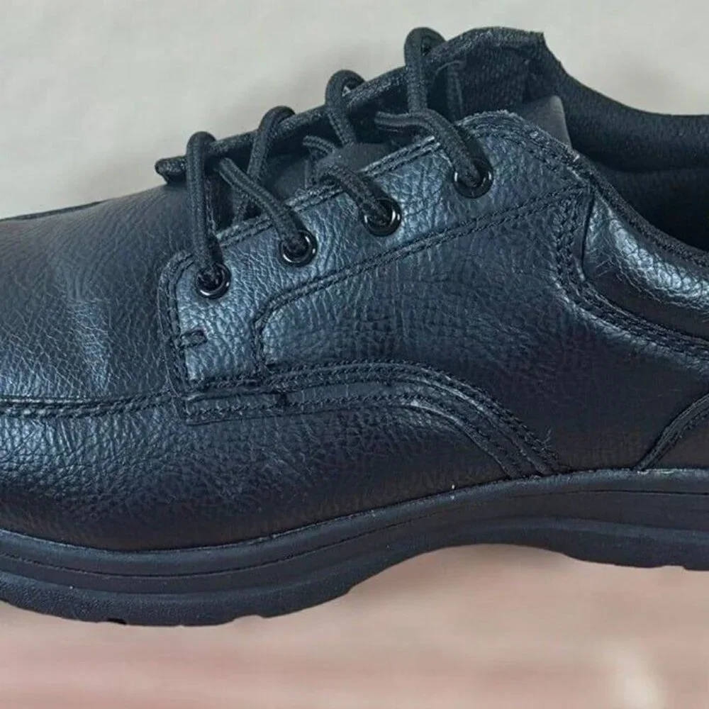 Perry Ellisc Men's Size 10 Work Shoes Portfolio Eldridge Black Lace Up Comfort - Picture 6 of 10